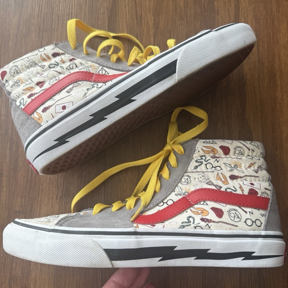 Vans x Harry Potter Collab Adult Shoes Womens 7 Mens 5.5 SK8-HI High Top Sneaker